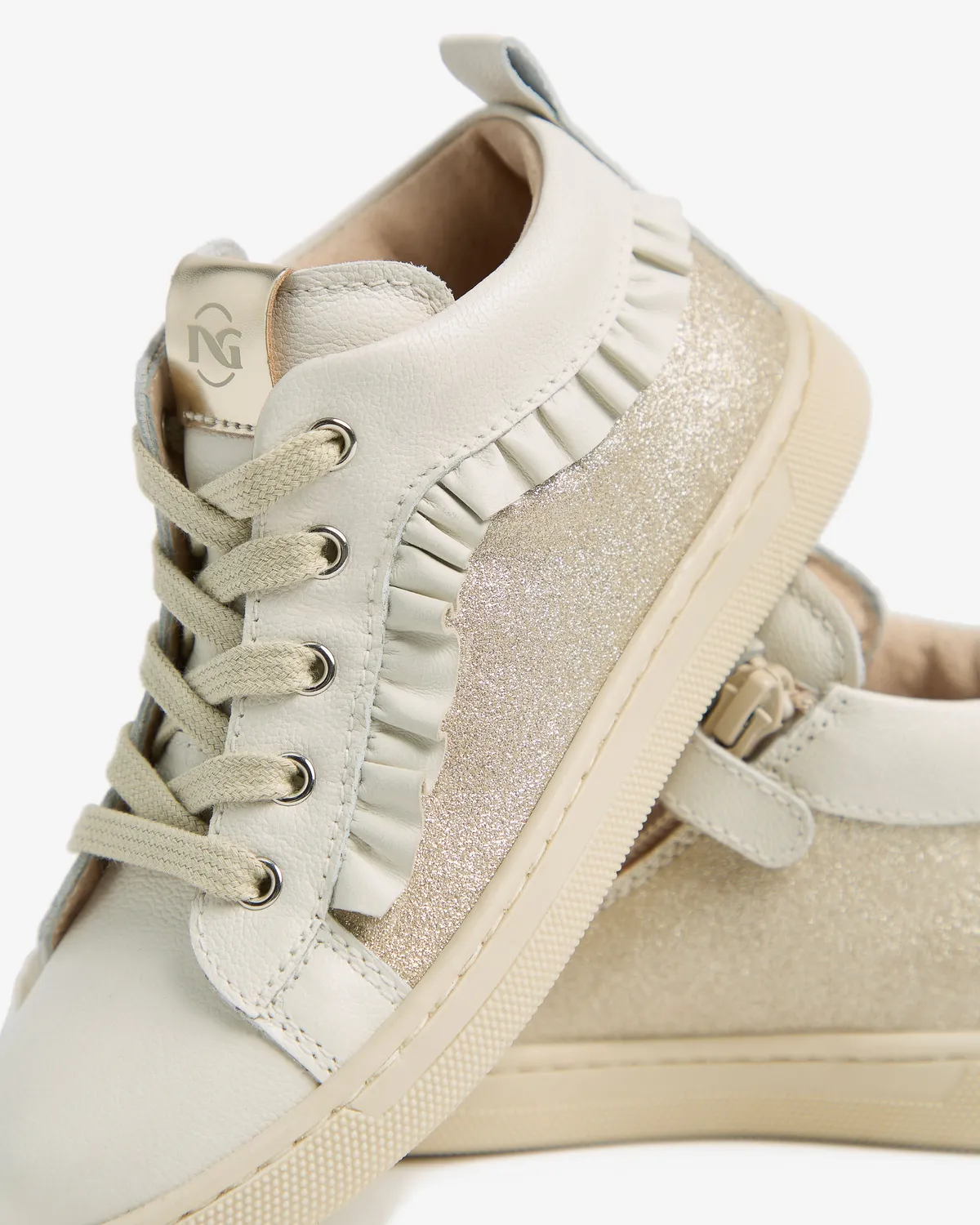 NeroGiardini sneakers fete junior piele cu talpa usoara
