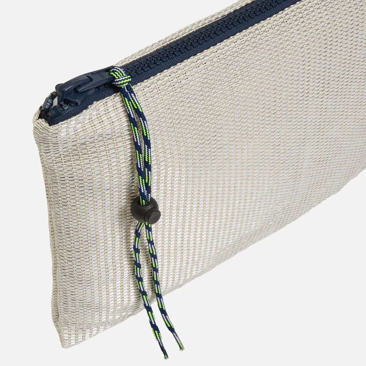 Cecilia Bringheli Ventiquattro clutch alb perlat metalizat
