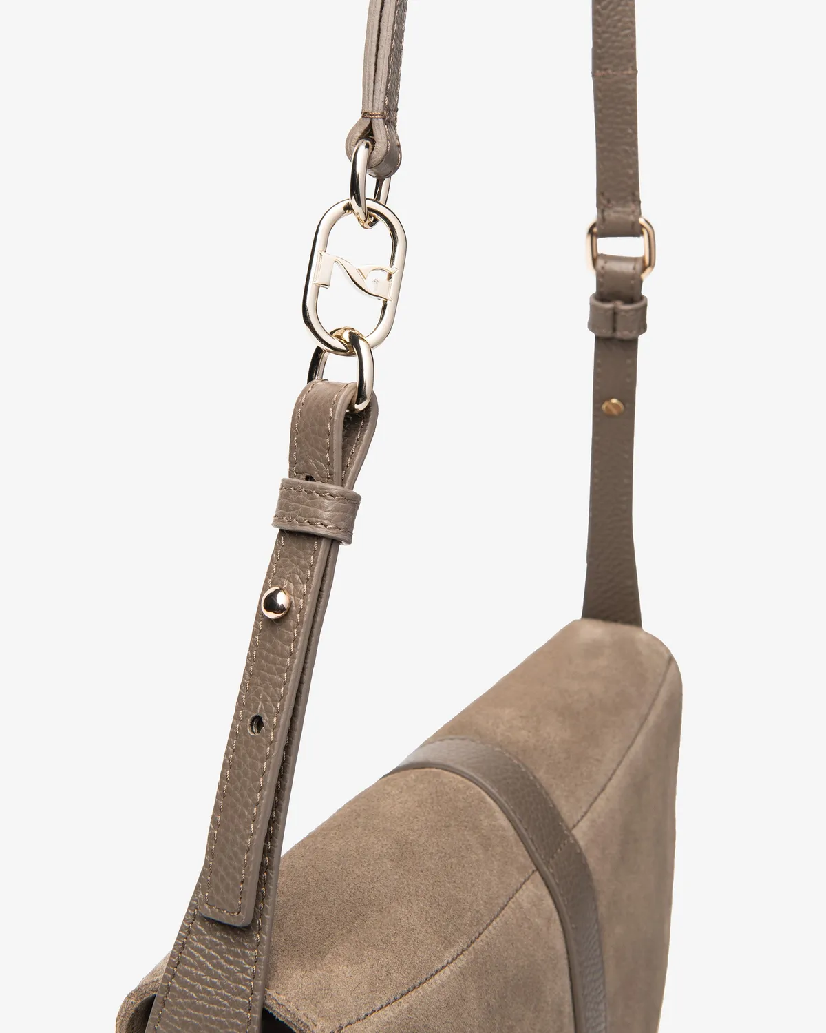 NeroGiardini geanta crossbody piele intoarsa dama