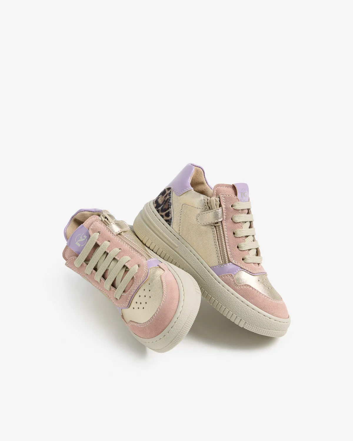 Sneakers fete piele NeroGiardini junior ușori