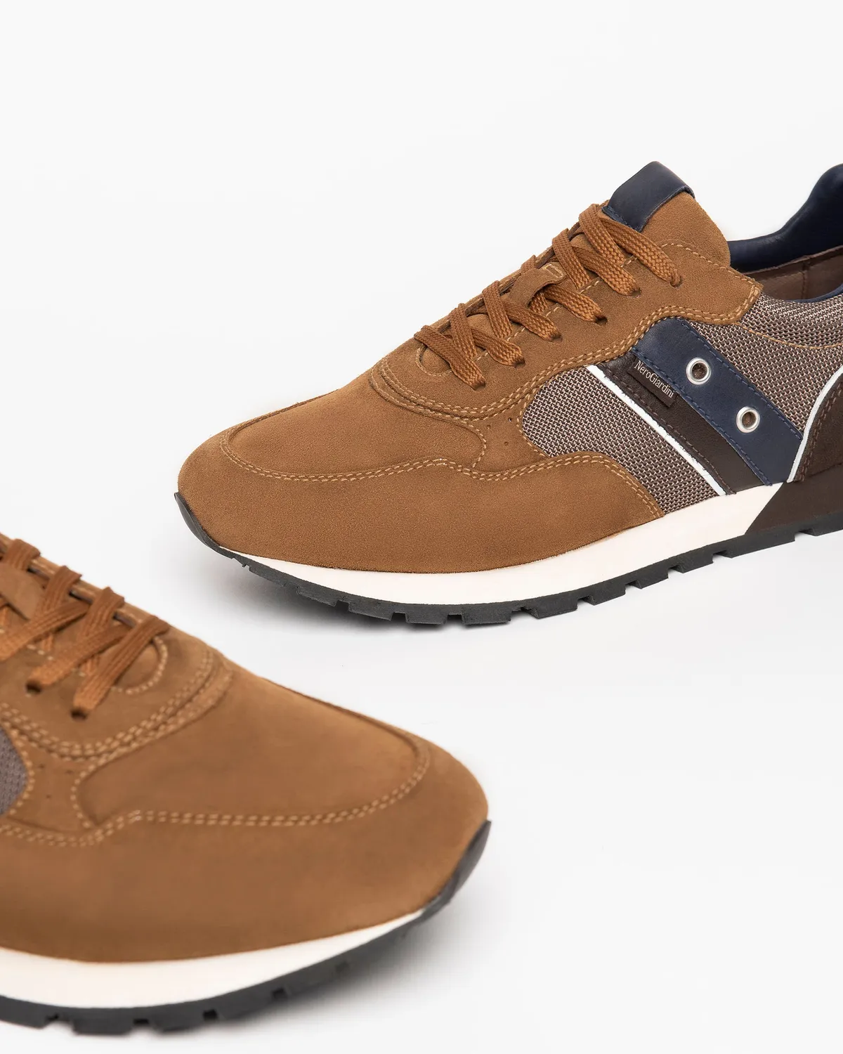 NeroGiardini sneakers barbati piele intoarsa marimi 39-46