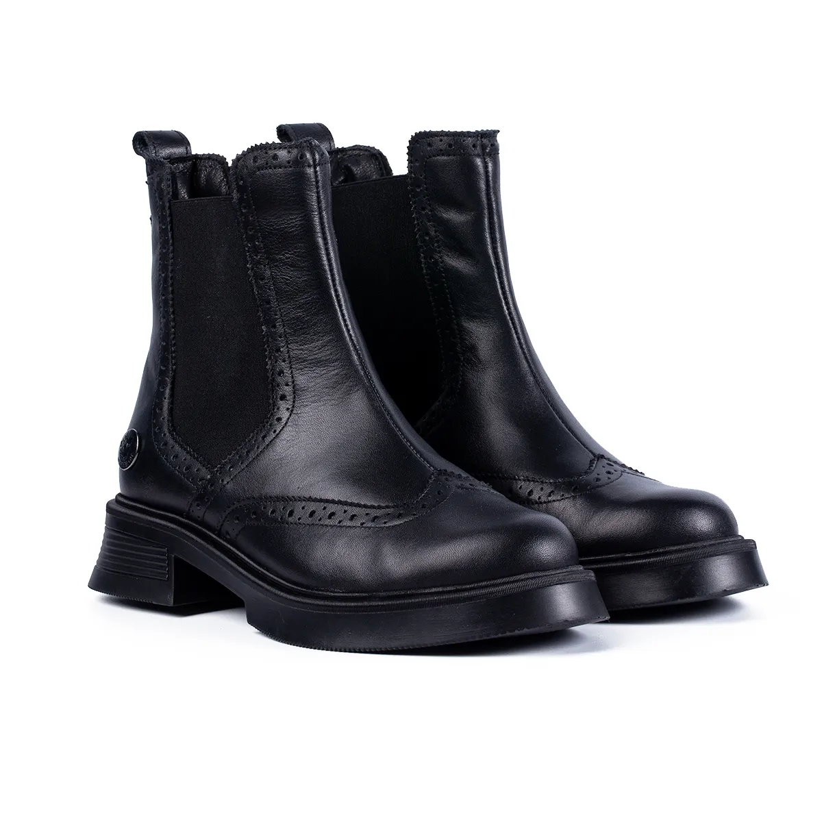 Lucas Shoes 400 ghete dama iarna negre piele