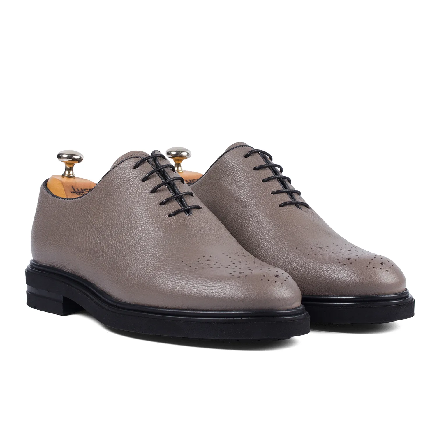 Lucas Shoes 900 Oslo Bej pantofi piele pictati manual