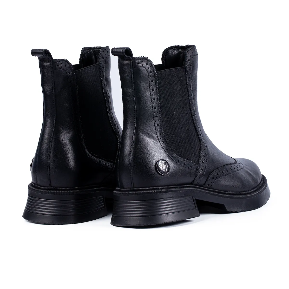 Lucas Shoes 400 ghete dama iarna negre piele