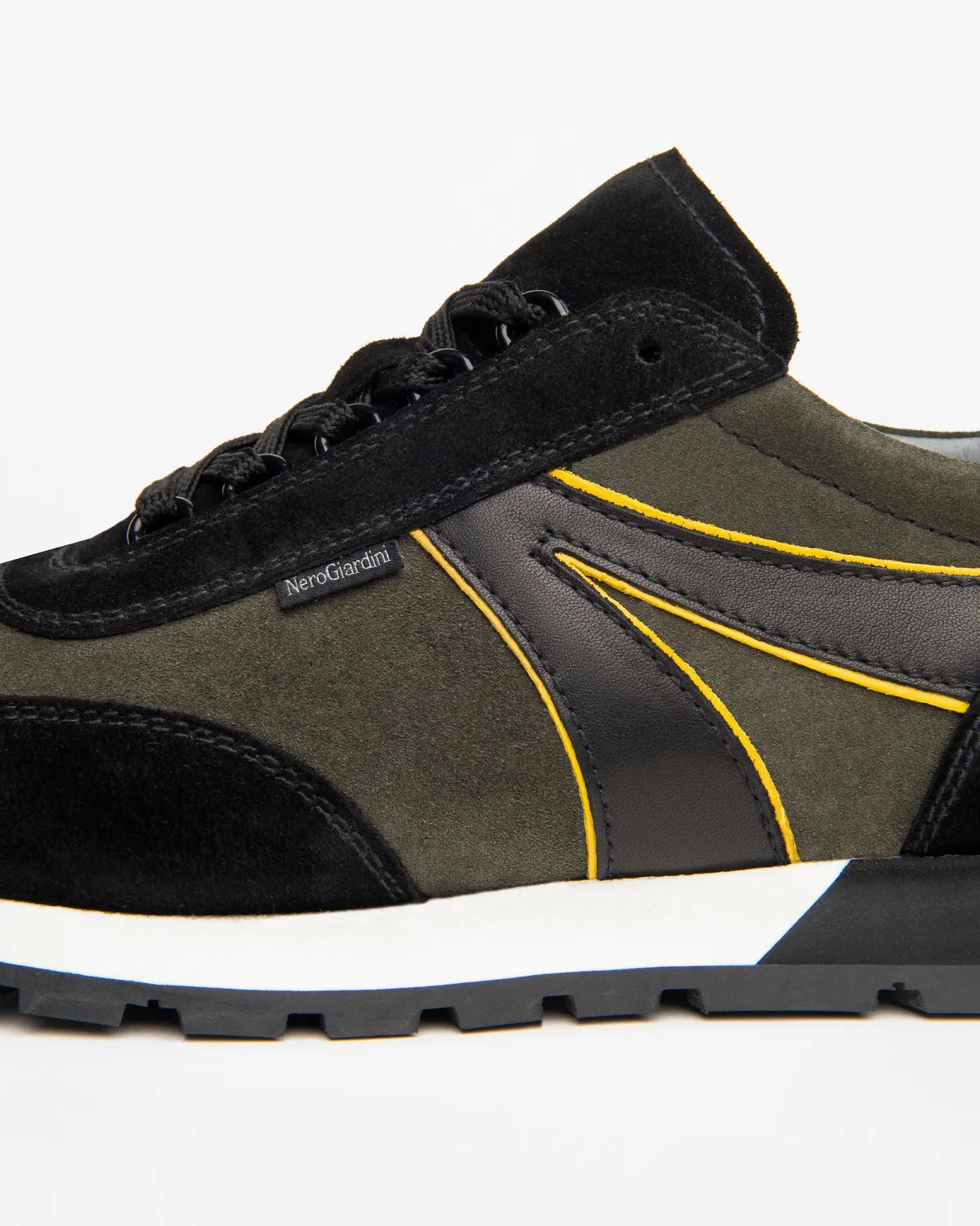 NeroGiardini sneakers piele bărbați iarnă talpă 2,5 cm