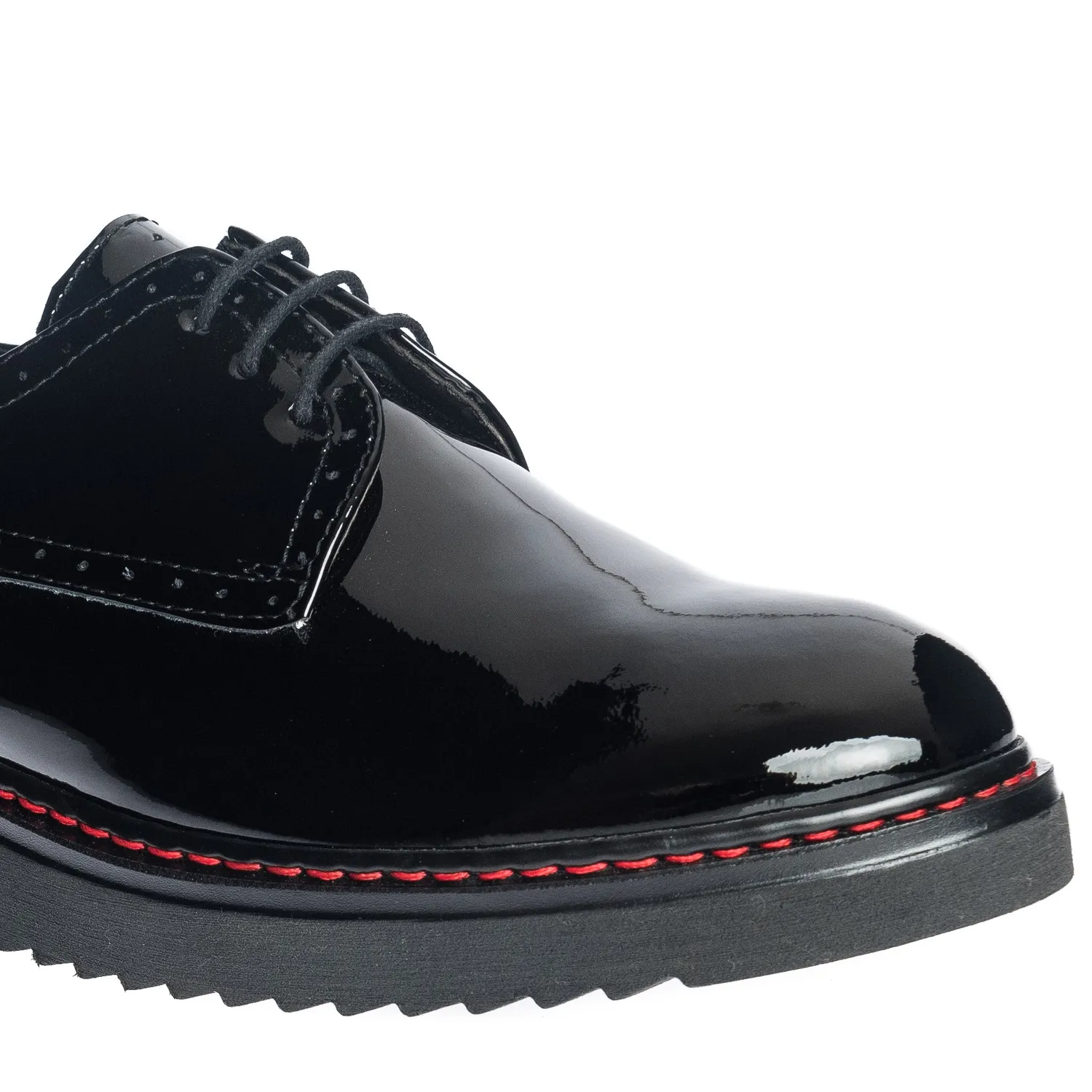Catinca Shoes G33 NL pantofi dama piele naturala negru lac
