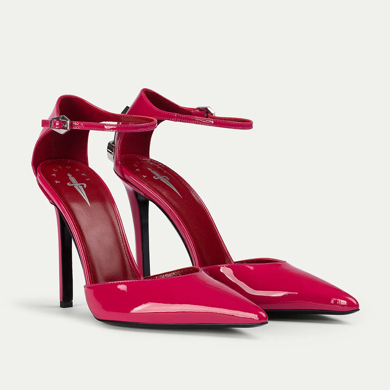 Cesare Paciotti Dagger Heel pantofi dama fucsia lac