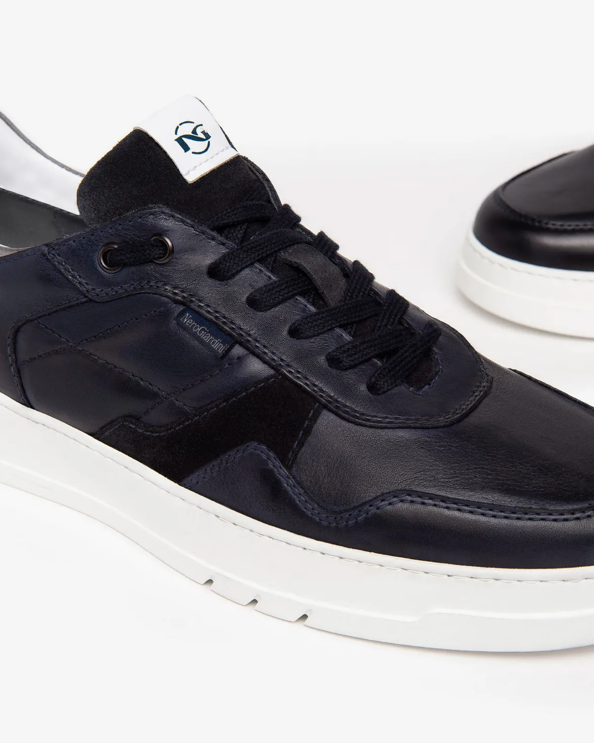 Sneakers bărbați NeroGiardini piele DryGo sport
