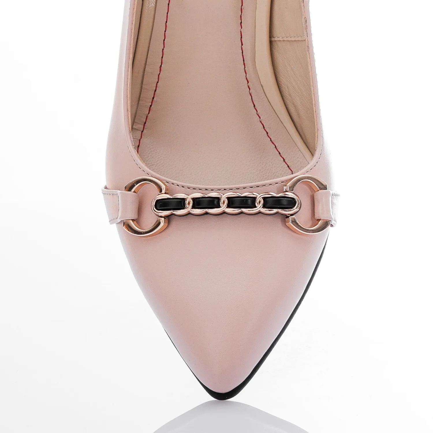 Catinca Shoes Nude Box A52 NB pantofi dama bej piele