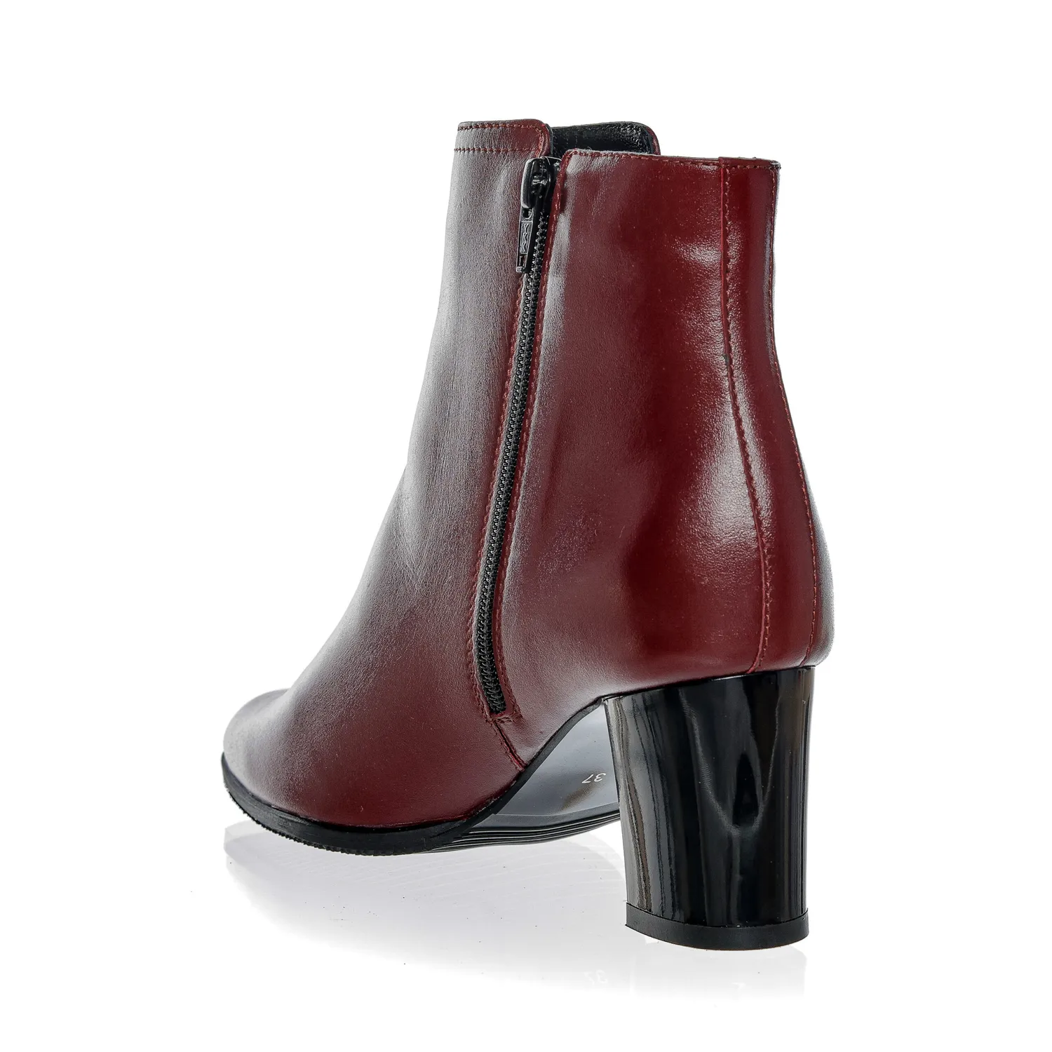 Catinca Shoes GX63 BB ghete piele bordo box