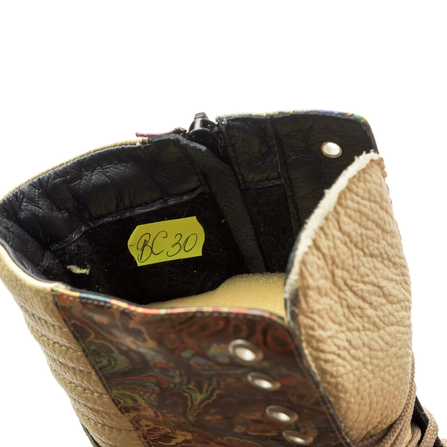 Catinca Shoes BC15 GBP bocanci dama galbeni piele naturala