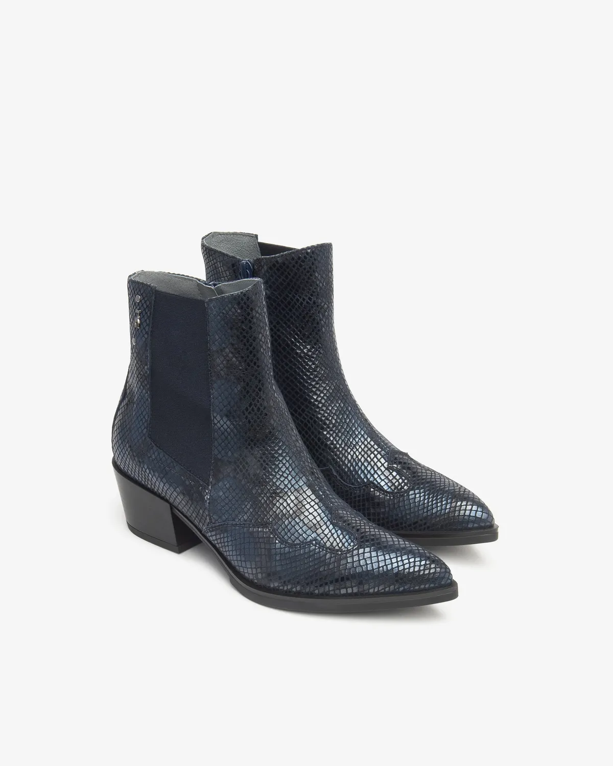 NeroGiardini Botine Chelsea dama piele toc 50 mm
