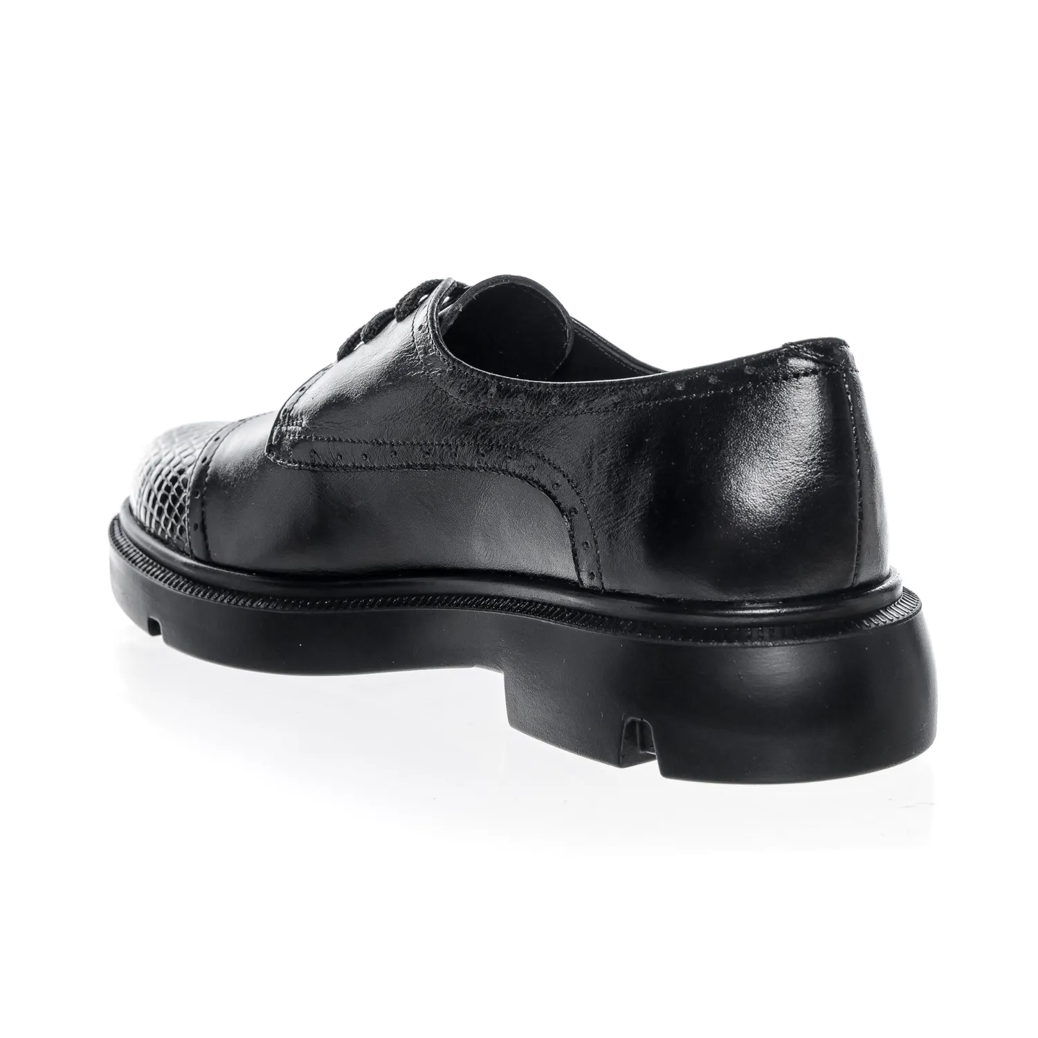 Catinca Shoes G11 NNC pantofi dama negru croco
