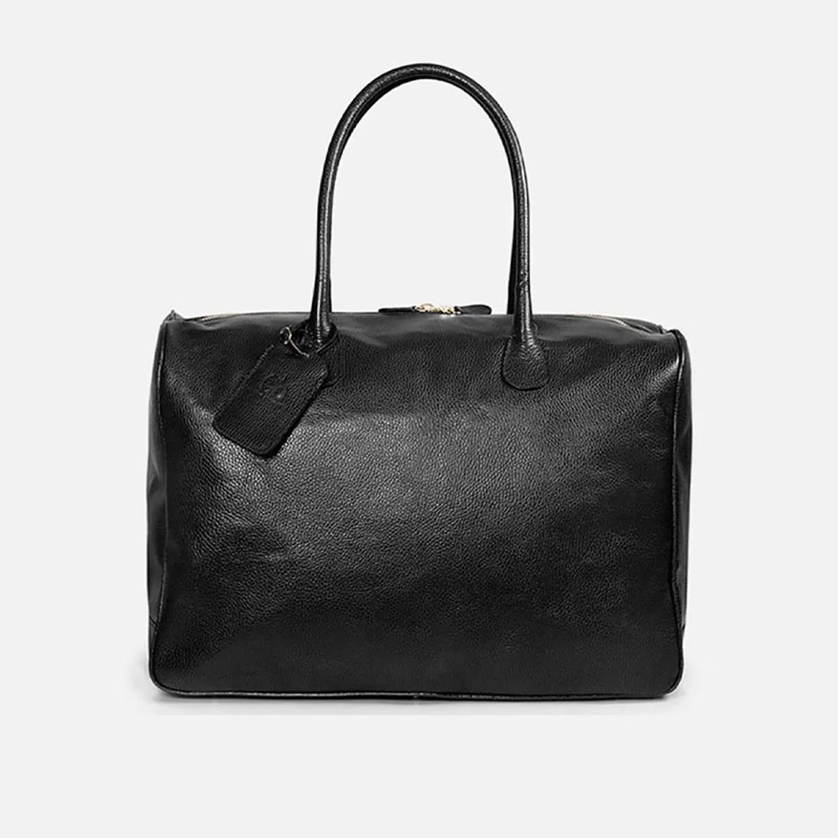 Cecilia Bringheli Riviera geanta voiaj piele neagra