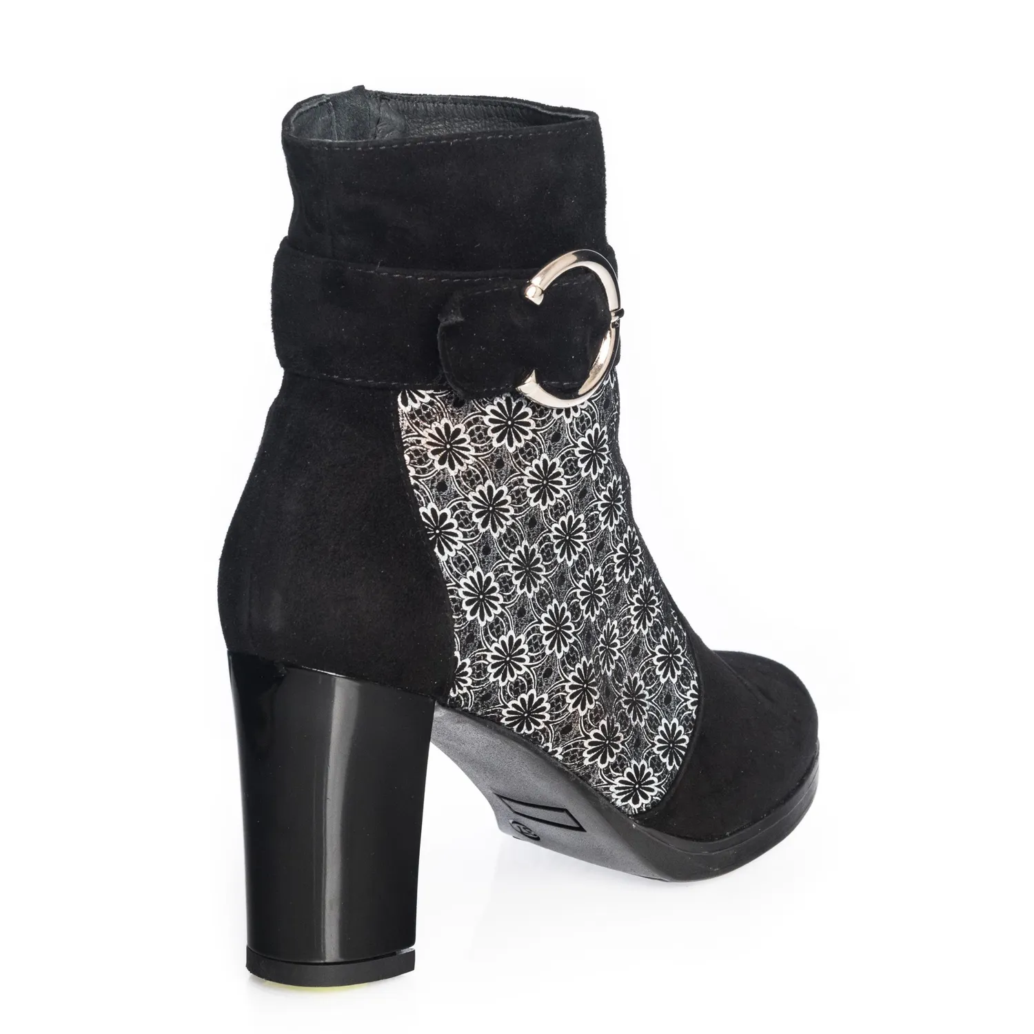 Catinca Shoes GX25 NAF ghete dama negre piele naturala