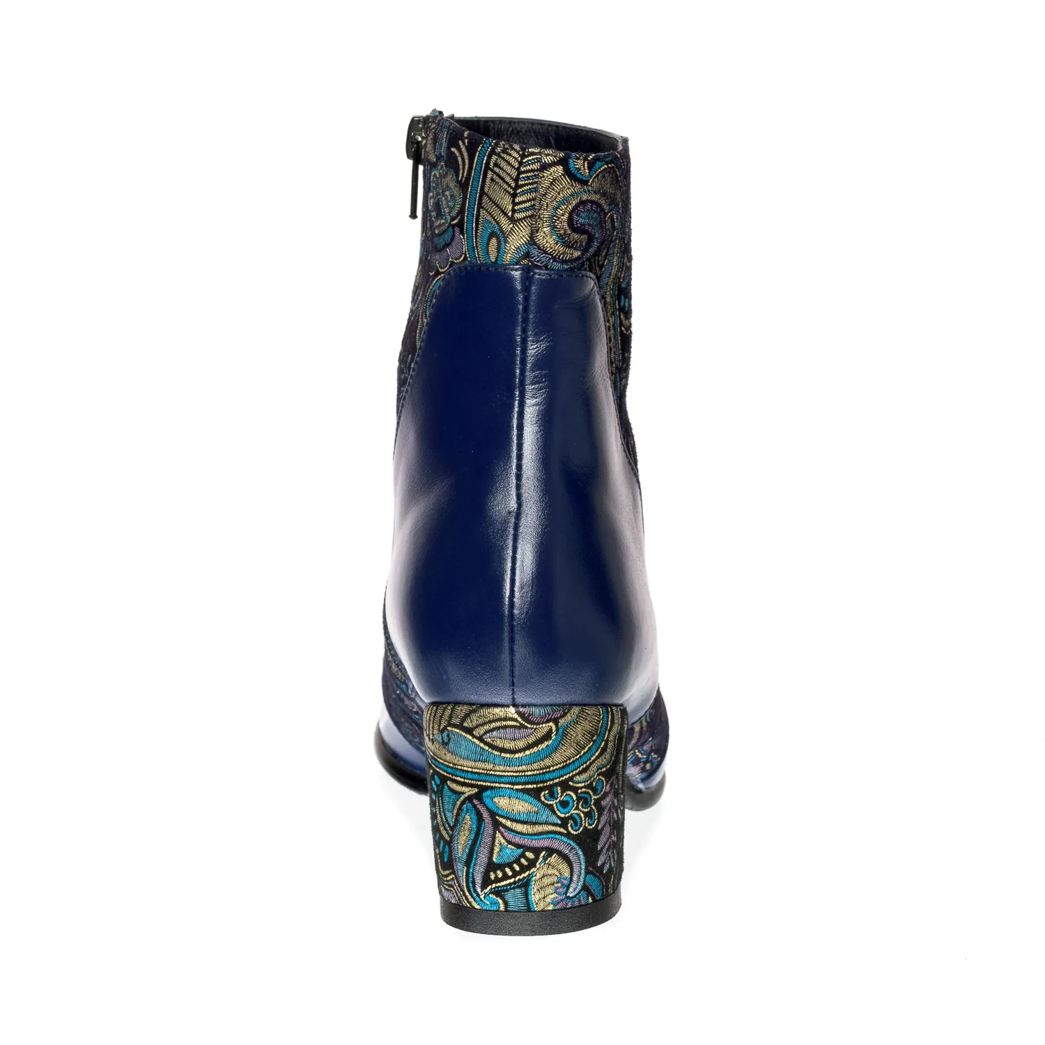 Catinca Shoes GX41 BBS ghete dama piele naturala albastru