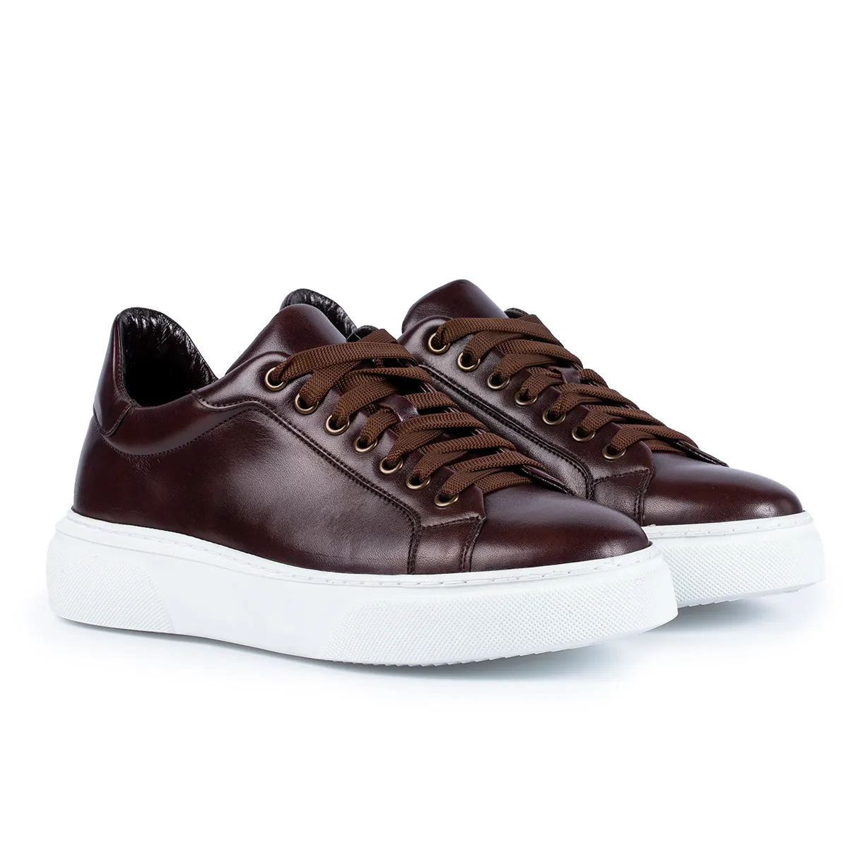 Lucas Shoes Sneaker 510 sneakers maro inchis piele