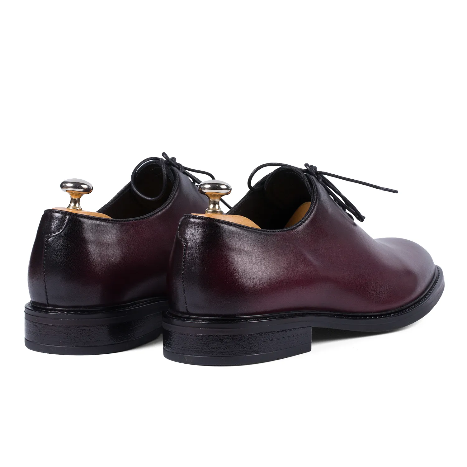 Lucas Shoes Elegant 902 pantofi bordo piele naturala