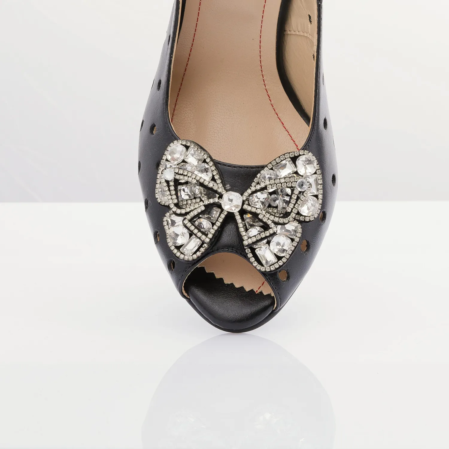 Catinca Shoes F24F NE sandale dama piele negru box