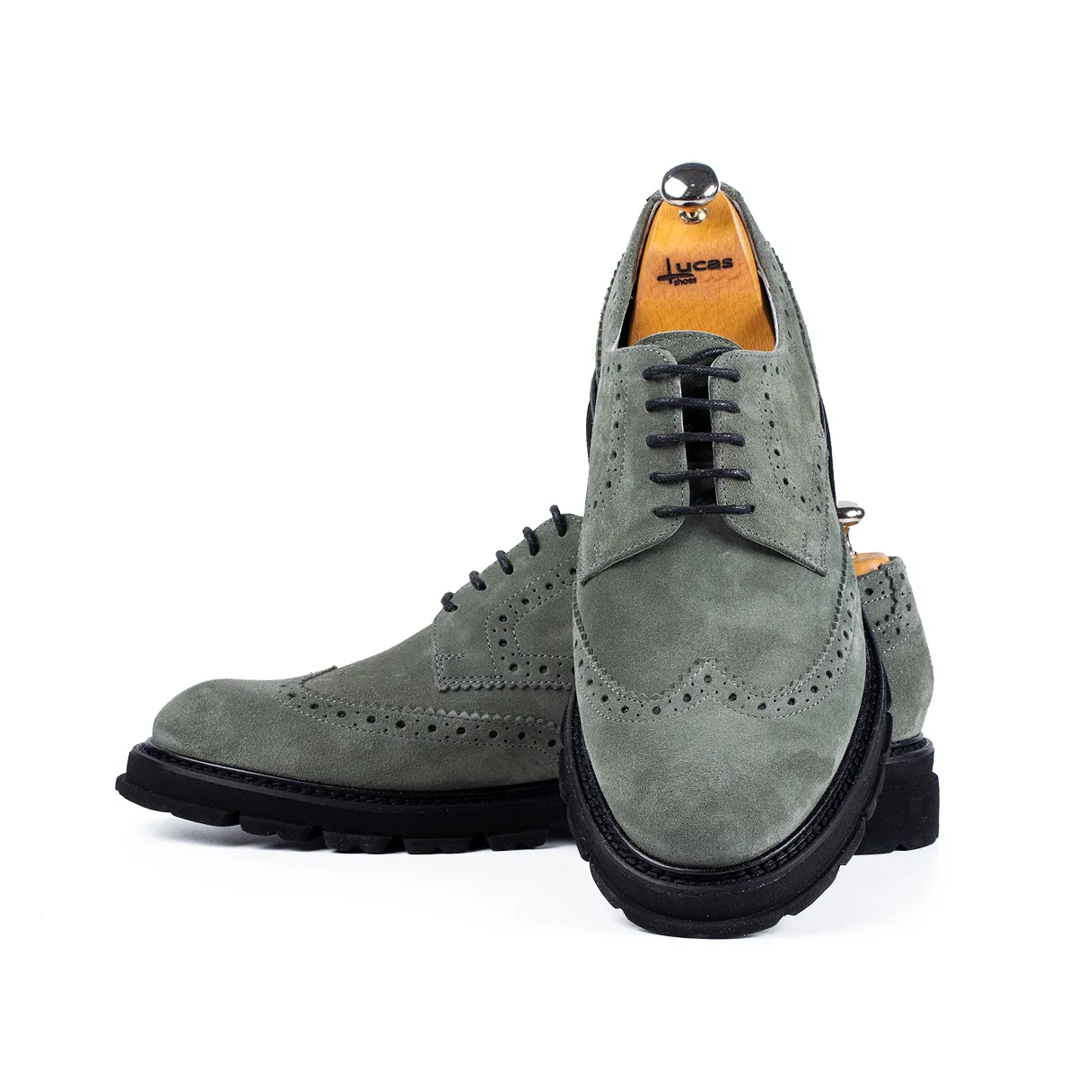 Lucas Shoes Elegant 550 pantofi vernil velur piele