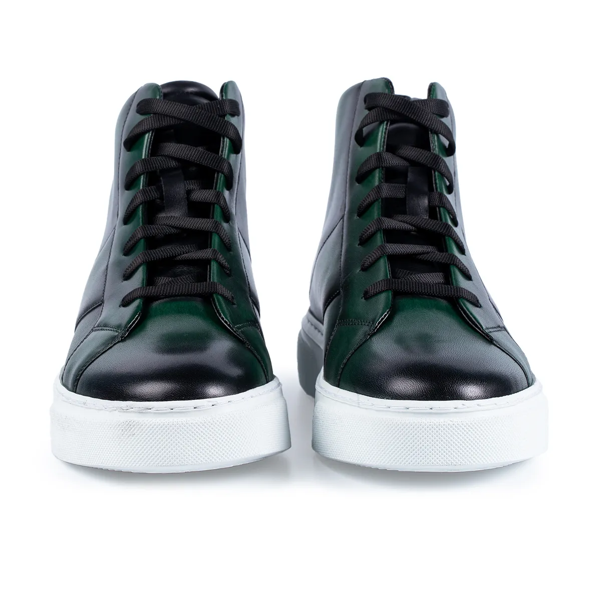 Lucas Shoes Ghete 855 Verde bocanci piele toamnă-iarnă