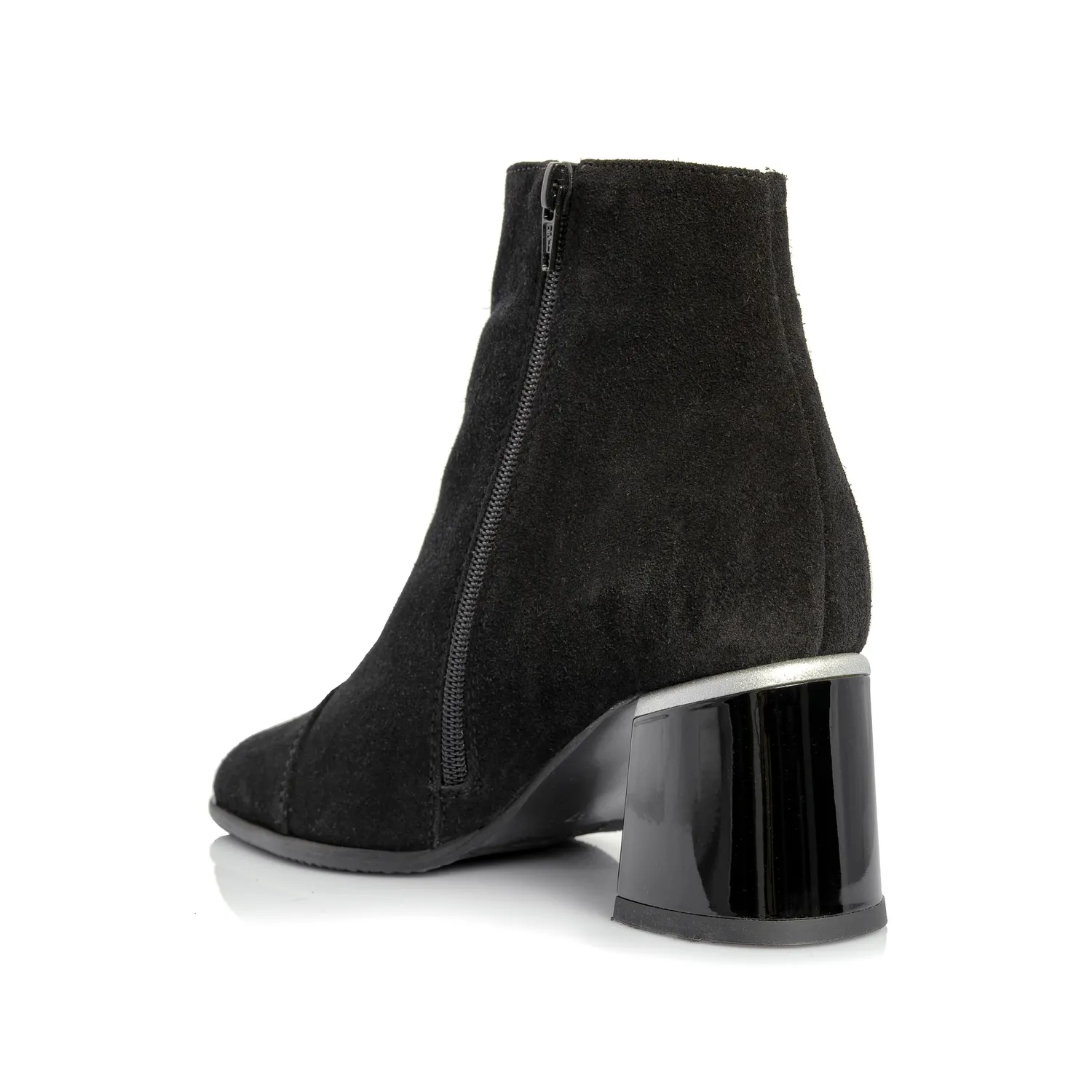 Catinca Shoes G80 NA ghete dama piele negru antilopa