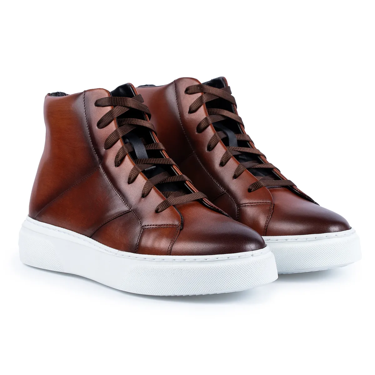 Lucas Shoes 855 ghete barbati coniac piele toamna-iarna