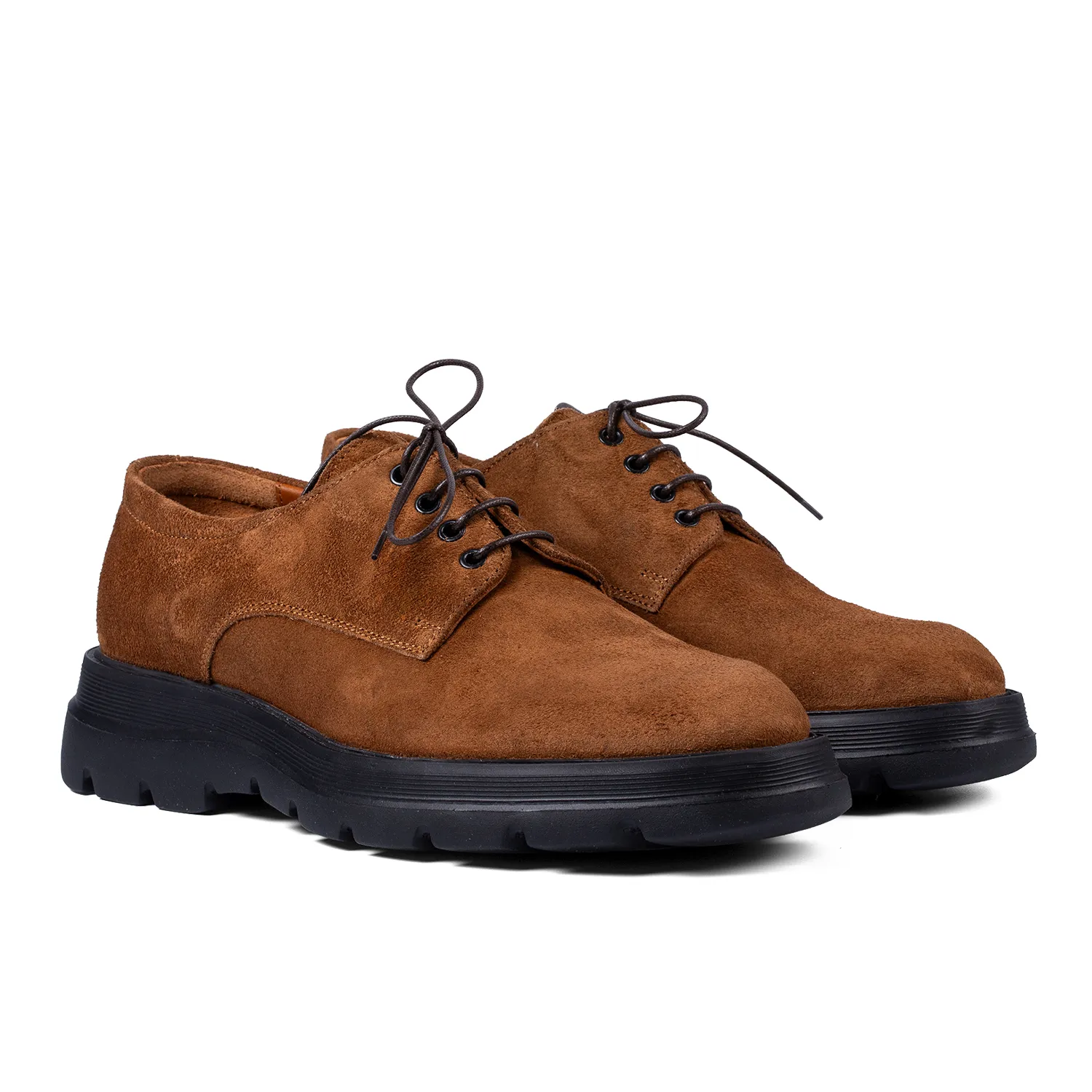 Lucas Shoes Casual 346 1009 pantofi barbati maro velur