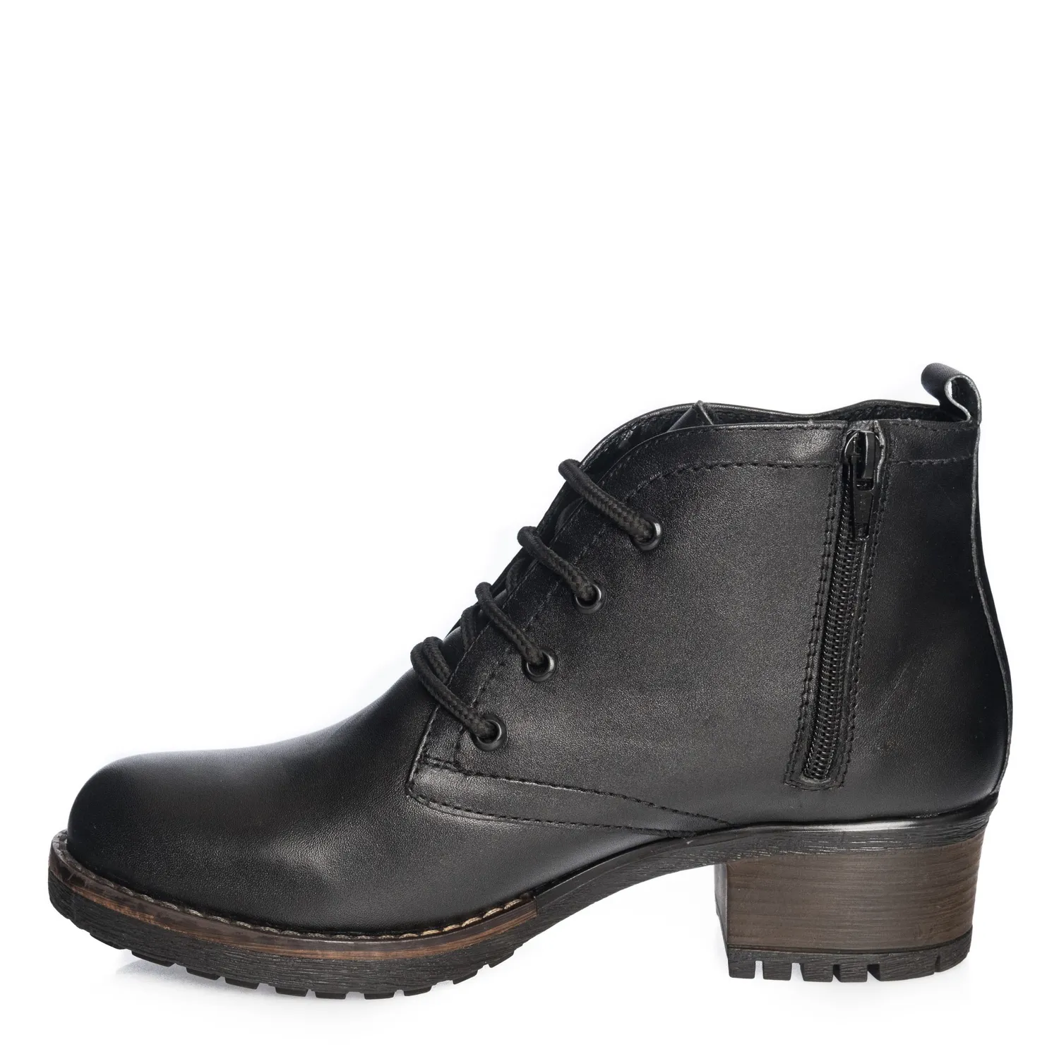 Catinca Shoes BC16 NB ghete dama piele naturala negru box