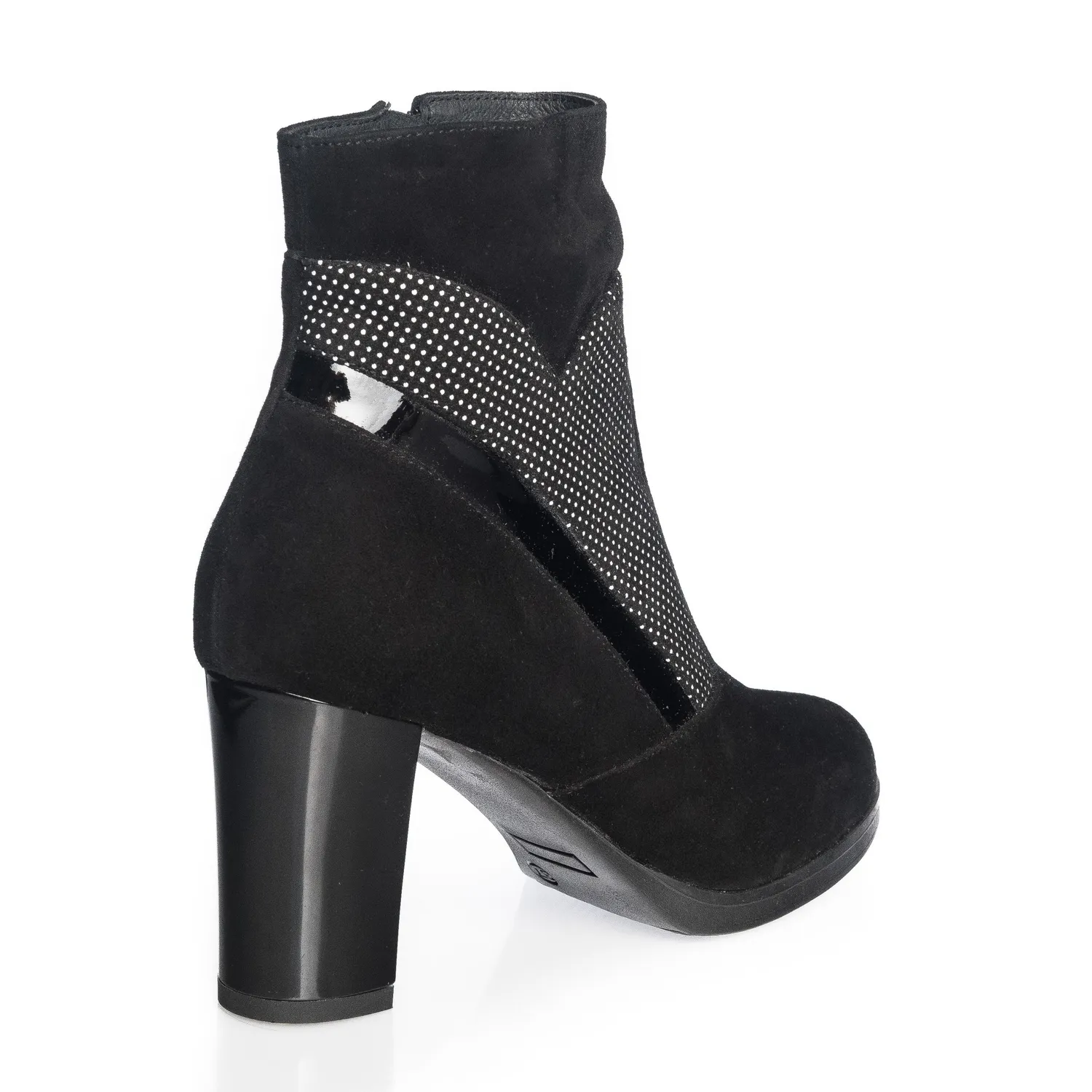 Catinca Shoes GX26 NAP ghete dama piele negru antilopa