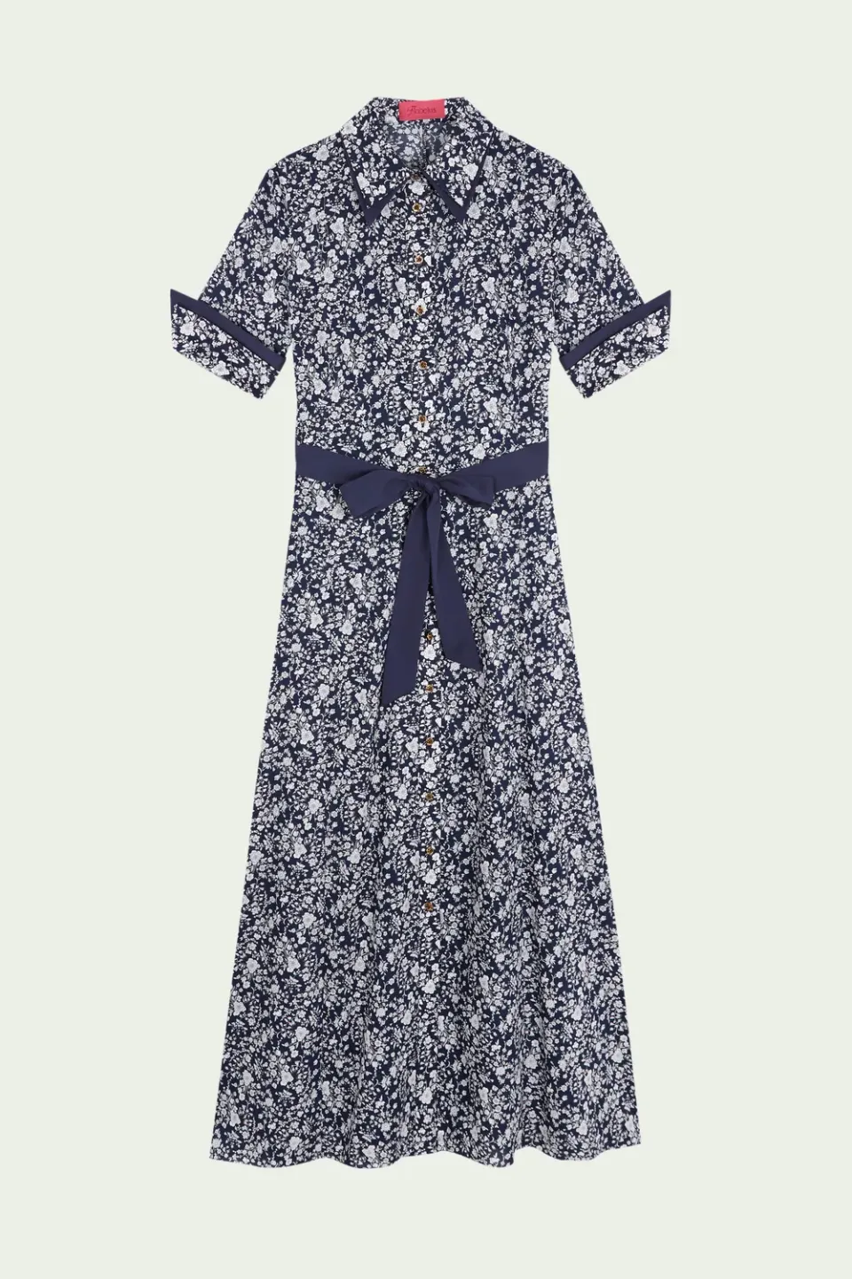 Flagelus Somewhere Midnight rochie bumbac cu nasturi