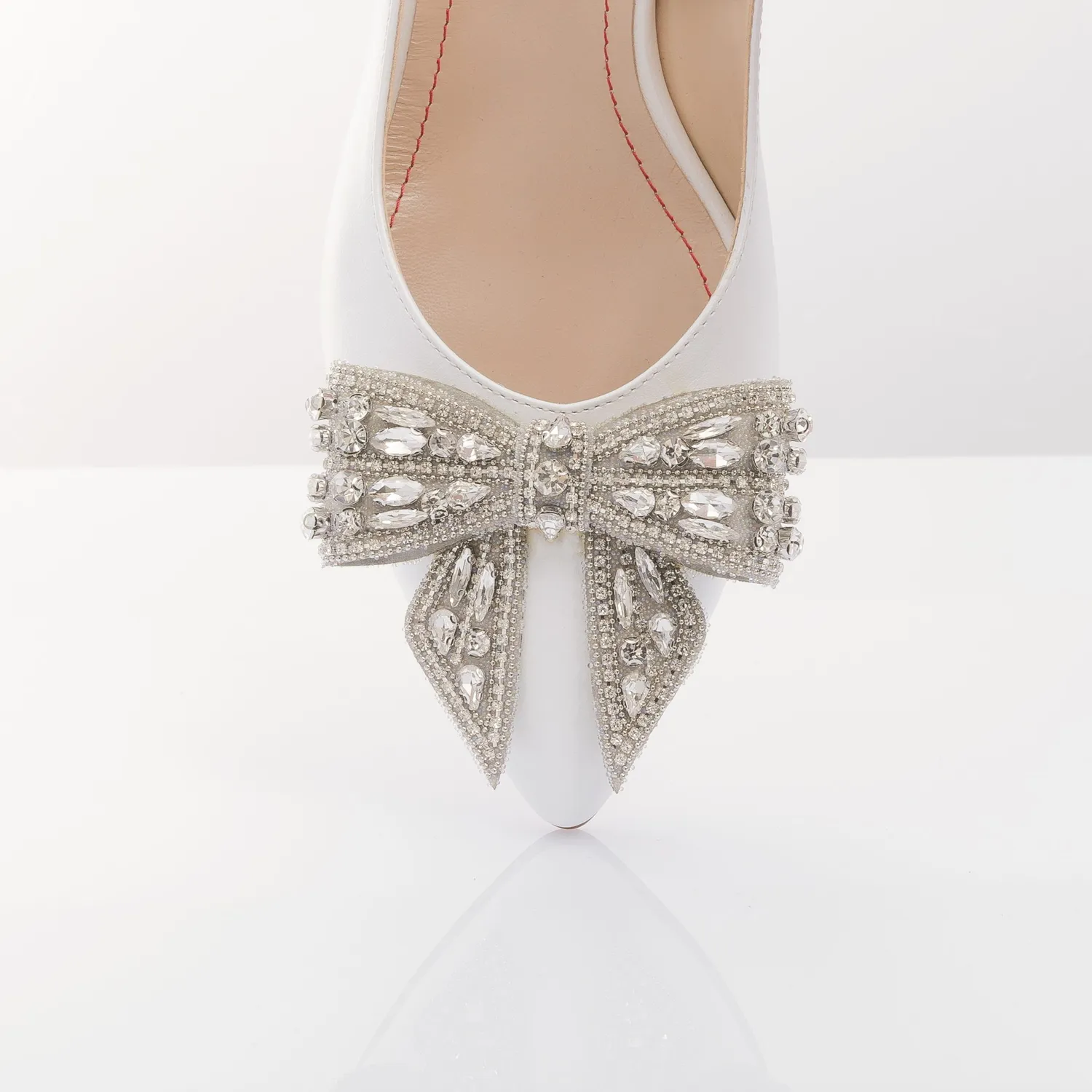 Catinca Shoes BLD10 ALB sandale dama piele alb sidef