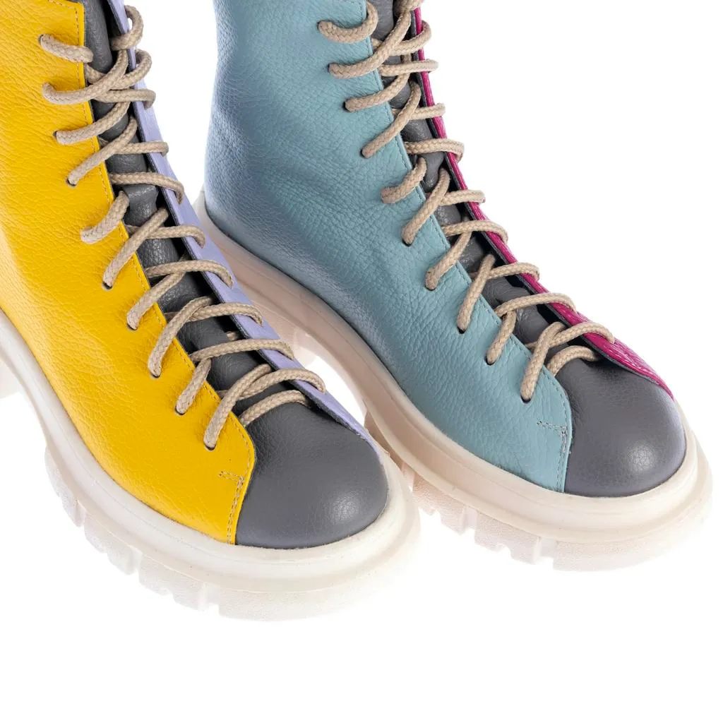 Ana Urbana Loredana bocanci piele multicolori