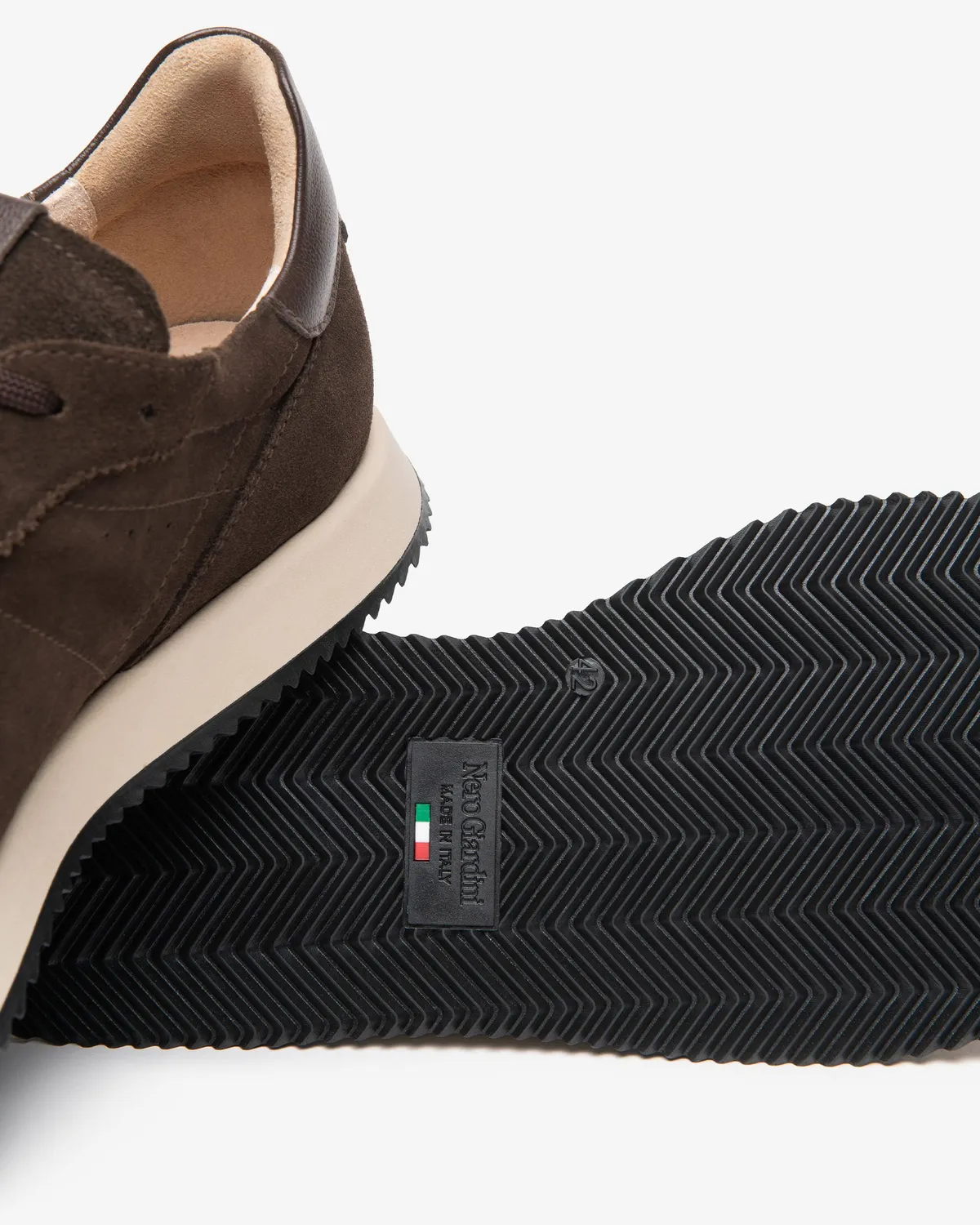 NeroGiardini pantofi sport barbati piele intoarsa
