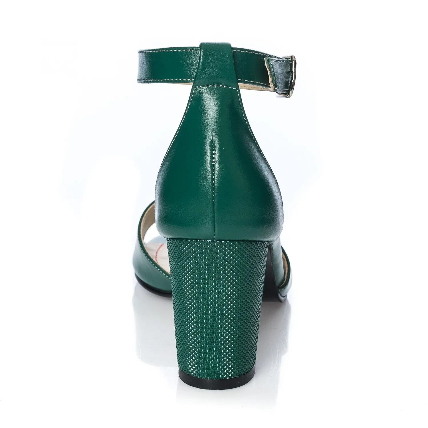 Catinca Shoes S2 VSC sandale damă piele verde sclipici