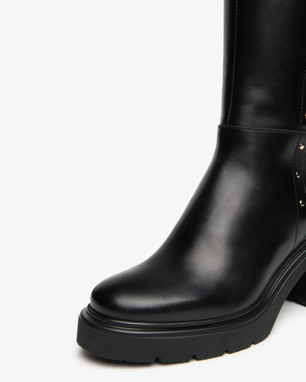 NeroGiardini cizme piele dama toc 8,5 cm fermoar