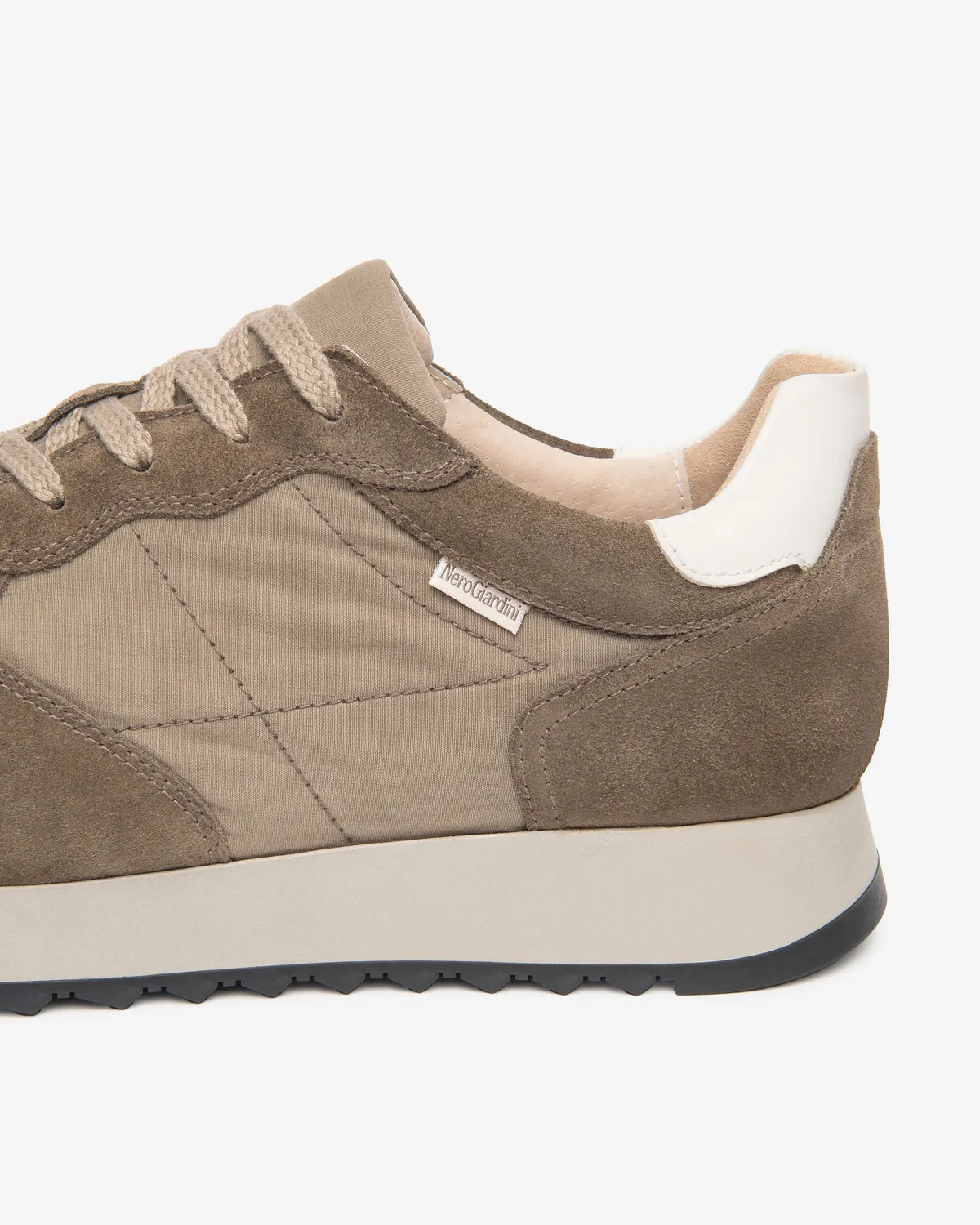 NeroGiardini sneakers barbati piele intoarsa panza