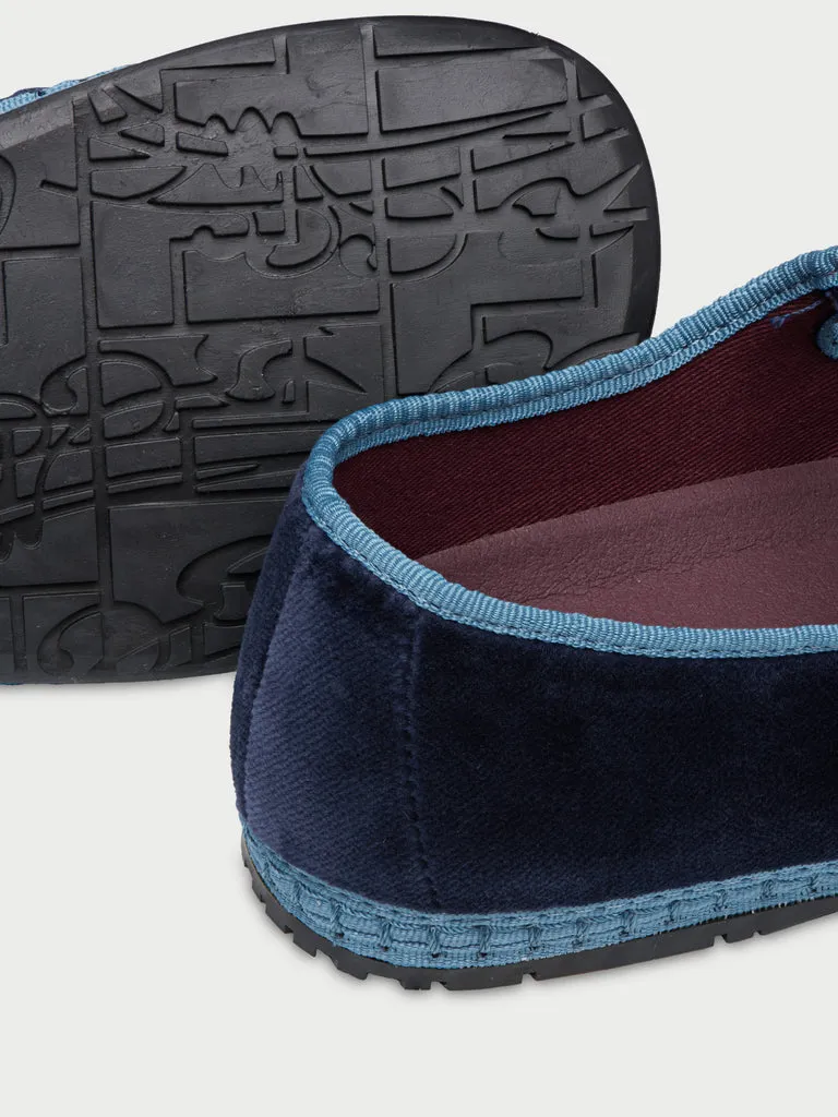 Flagelus Cinderella Montague pantofi Mary Jane bleumarin