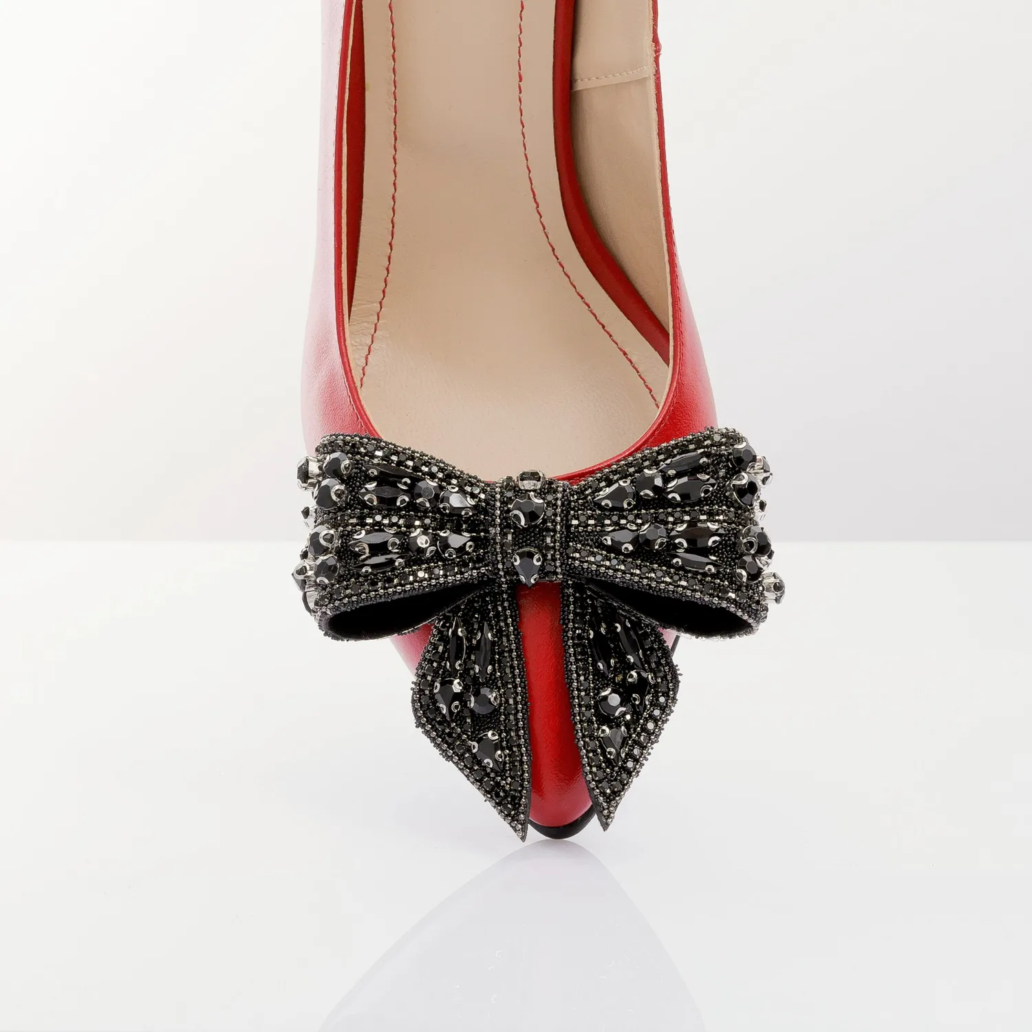 Catinca Shoes D57P RB sandale dama piele rosu box