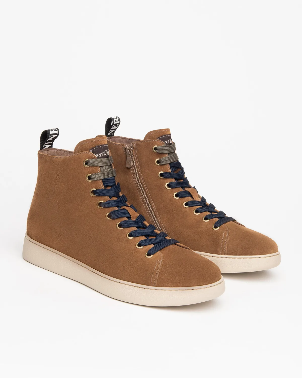 NeroGiardini Sneakers Inalti Barbati Piele Intoarsa Iarna