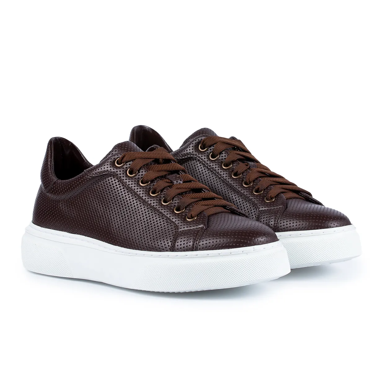 Lucas Shoes 510 sneakers piele mexic maro
