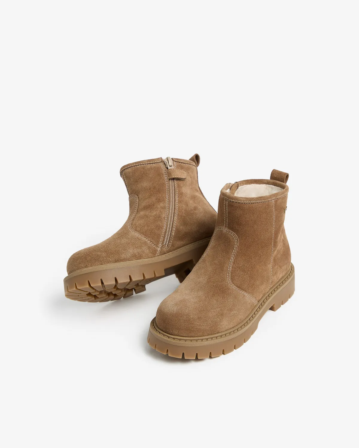 Botine fete piele intoarsa NeroGiardini Teen iarna