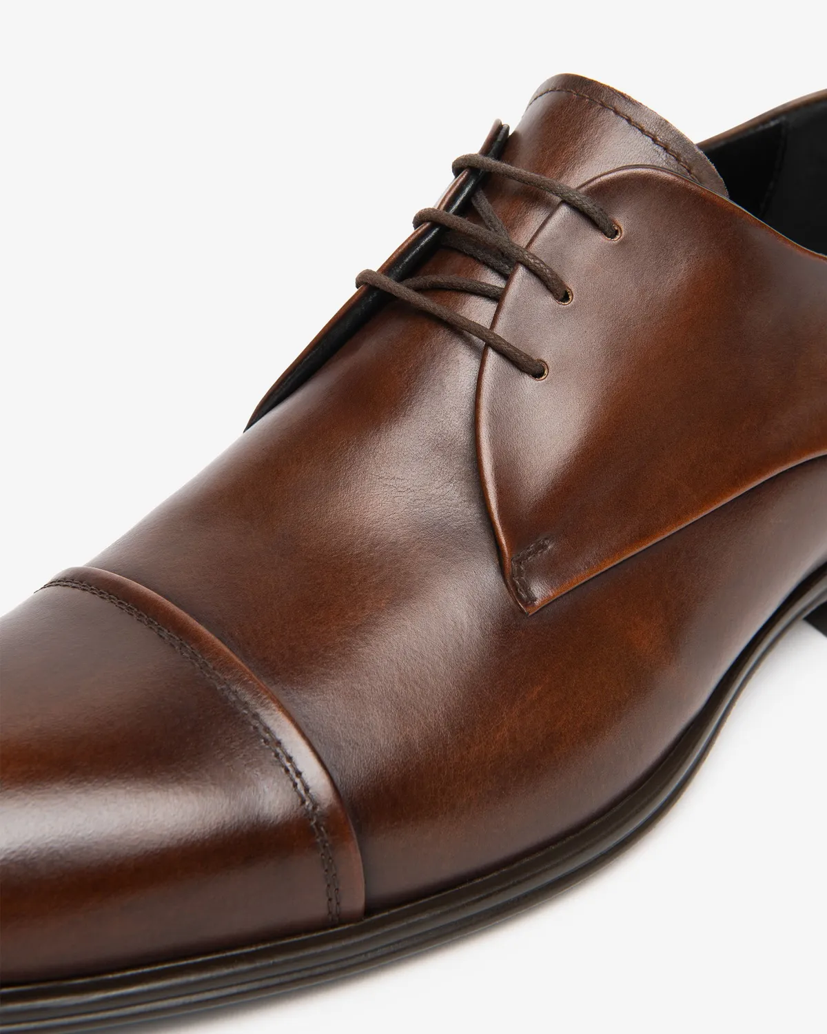 NeroGiardini pantofi derby piele barbati cap toe
