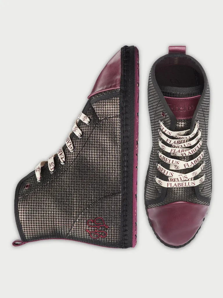 Flagelus The Old Sport Vichy botine verzi carouri
