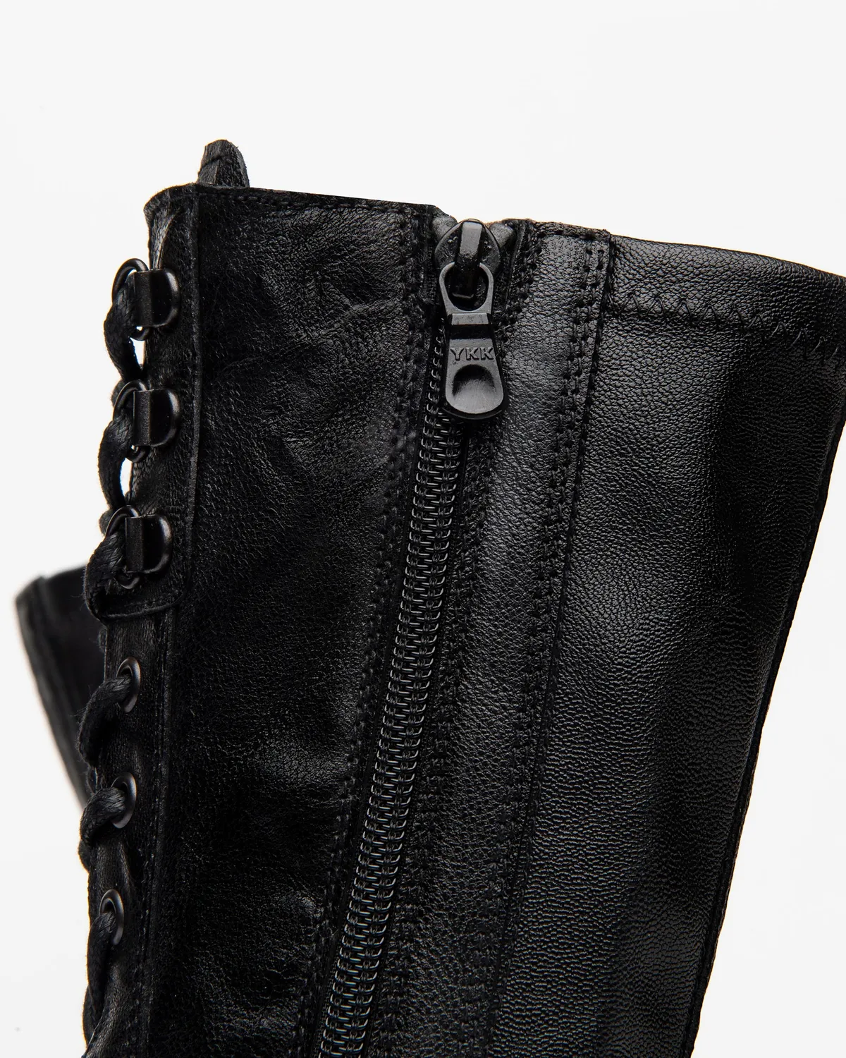 NeroGiardini ghete dama piele cu elastic toc 4,5 cm