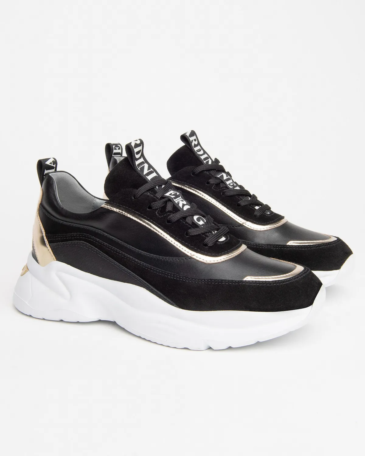 Sneakers damă NeroGiardini piele și piele întoarsă