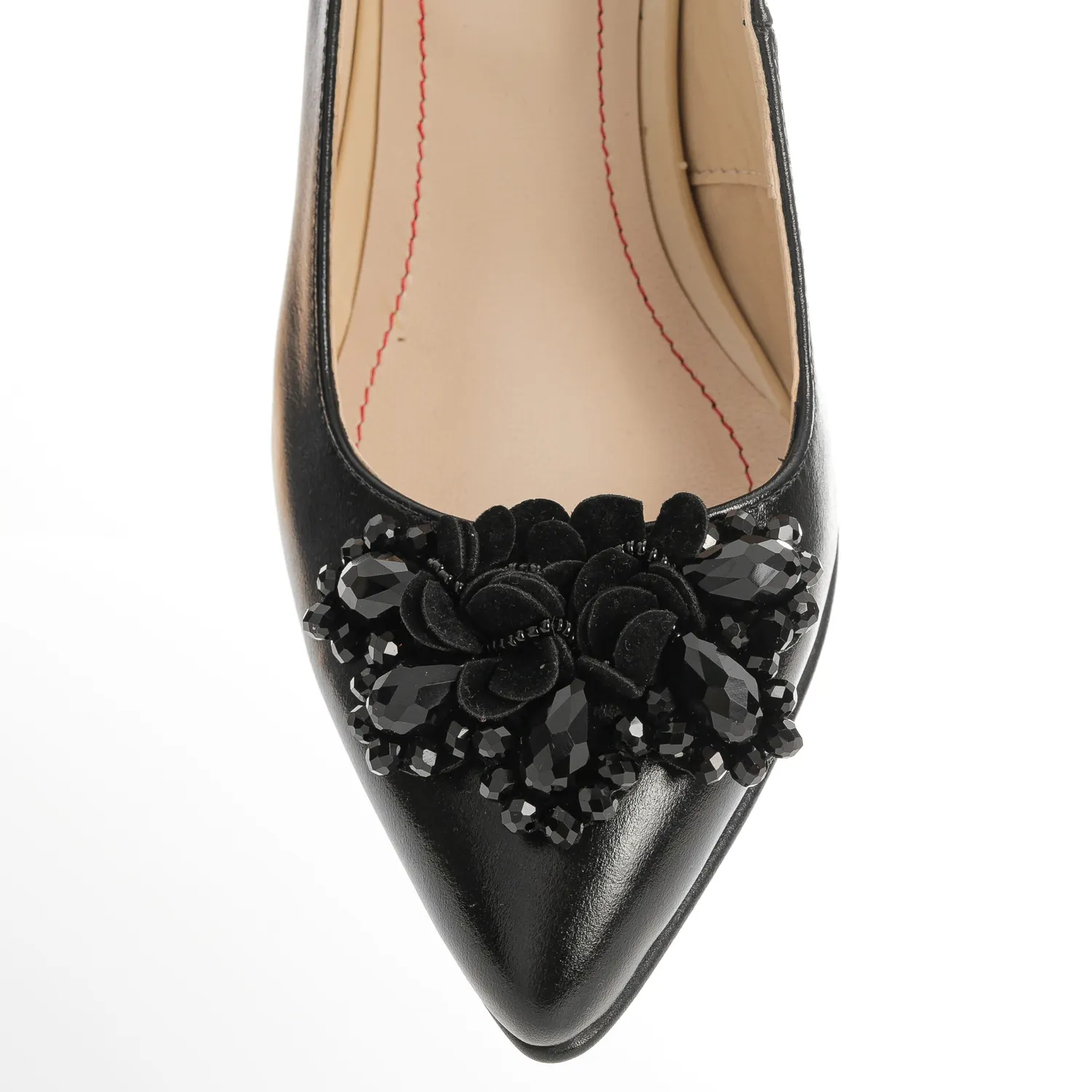 Catinca Shoes A53 N pantofi dama negru box piele naturala