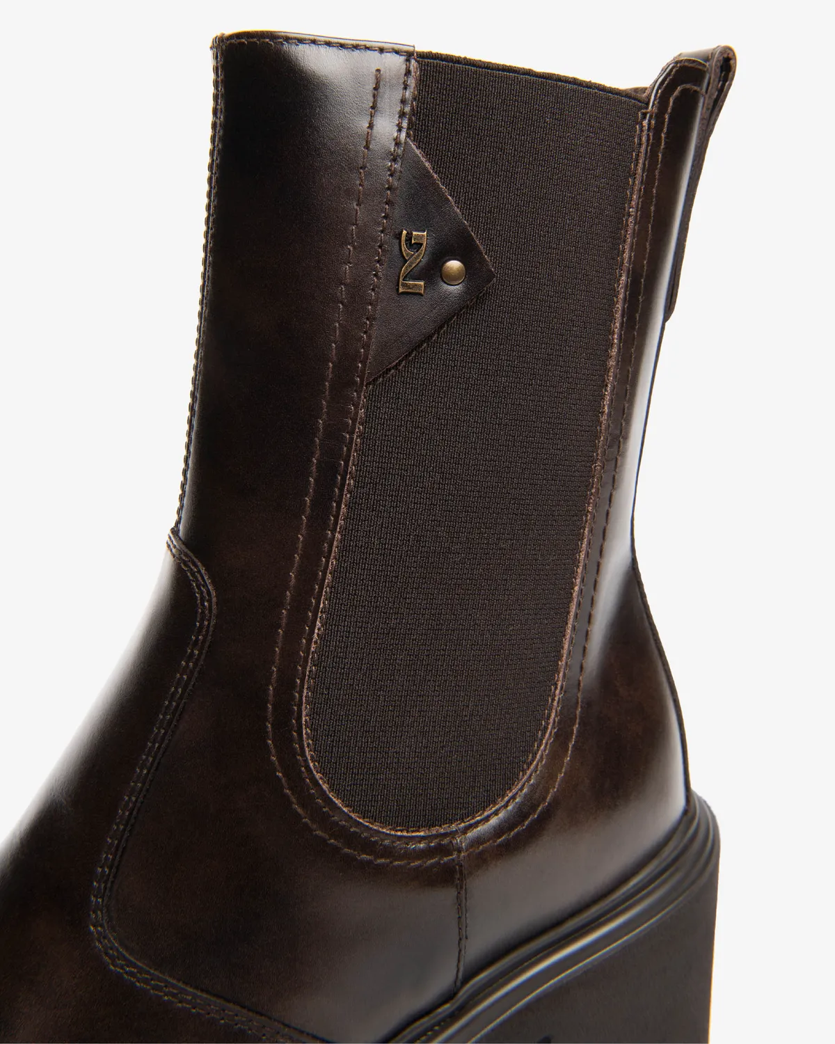 NeroGiardini Botine Chelsea Damă Piele Toc 85 mm