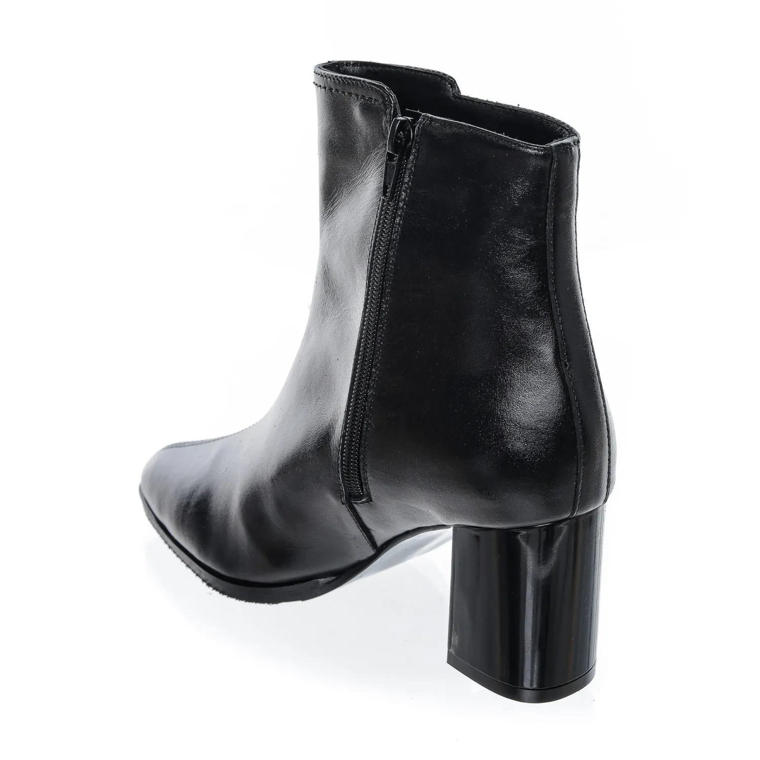 Catinca Shoes GX75 N ghete dama piele negru box