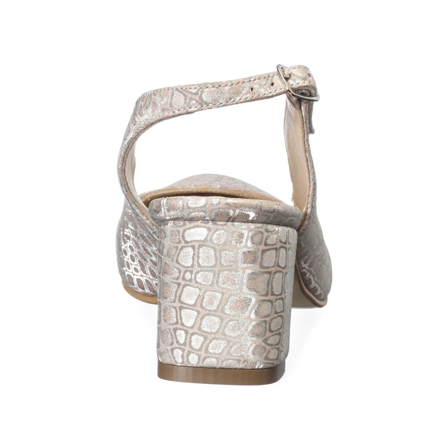 Catinca Shoes A22 PR sandale piele roz cu pietricele
